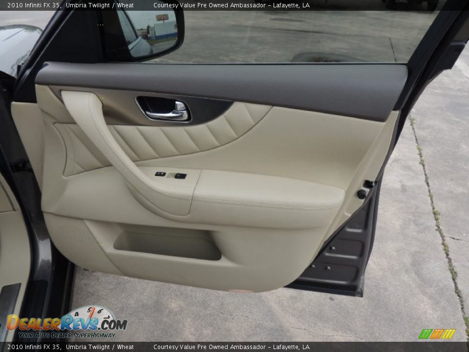 2010 Infiniti FX 35 Umbria Twilight / Wheat Photo #8