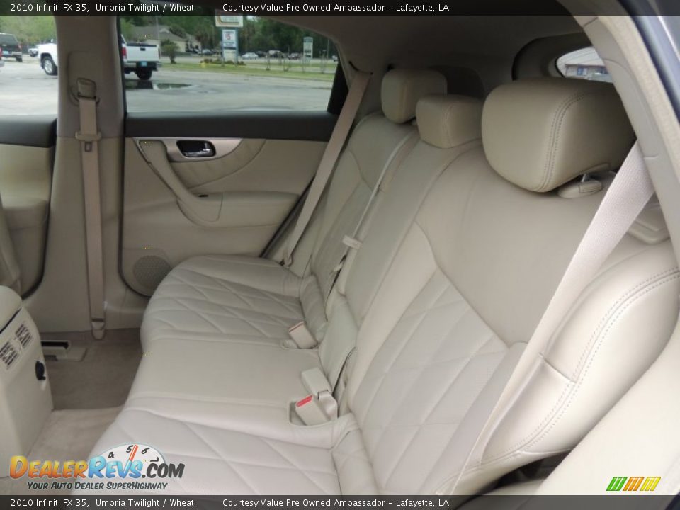 2010 Infiniti FX 35 Umbria Twilight / Wheat Photo #12