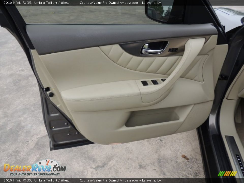 2010 Infiniti FX 35 Umbria Twilight / Wheat Photo #15