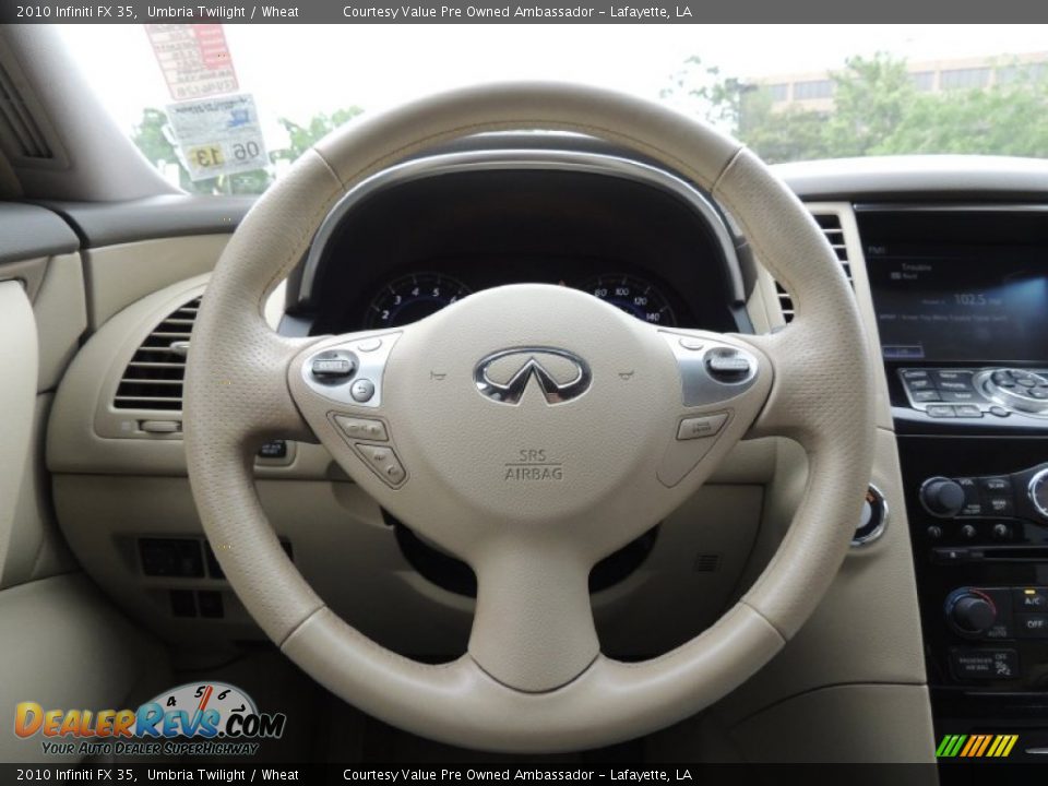 2010 Infiniti FX 35 Umbria Twilight / Wheat Photo #16