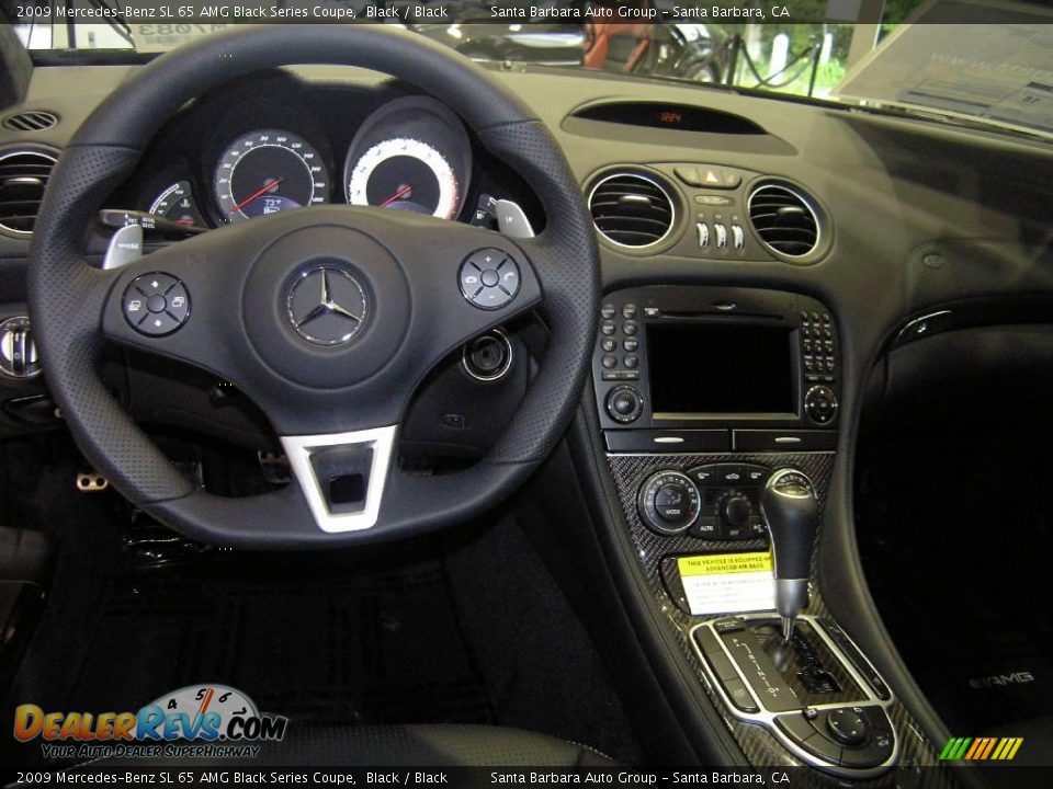 2009 Mercedes-Benz SL 65 AMG Black Series Coupe Black / Black Photo #11