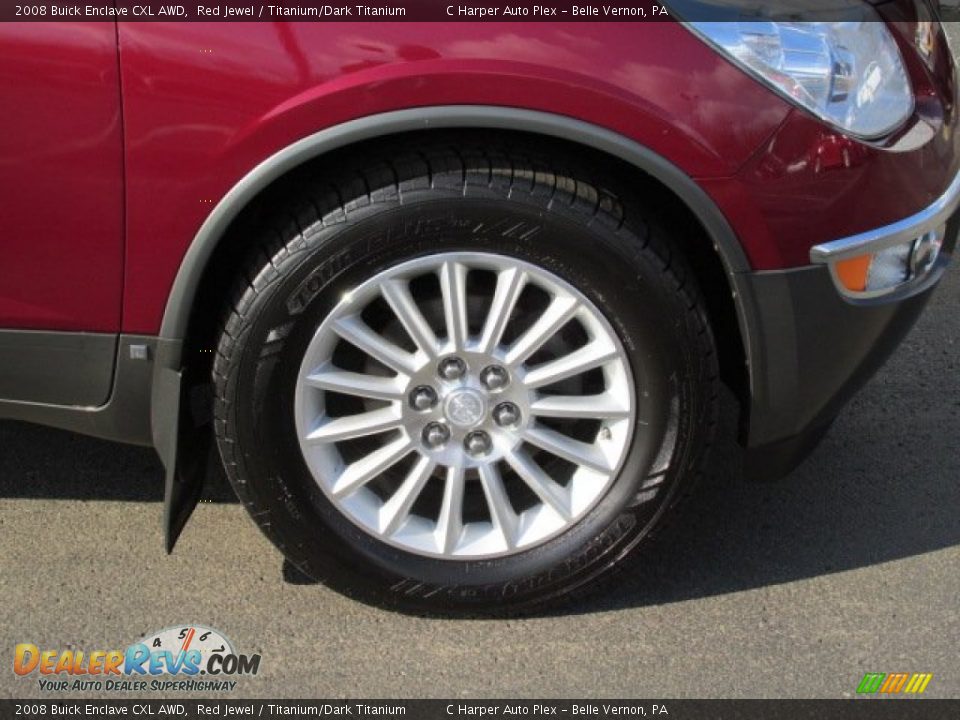 2008 Buick Enclave CXL AWD Red Jewel / Titanium/Dark Titanium Photo #3