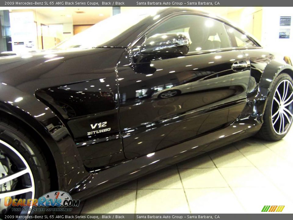 2009 Mercedes-Benz SL 65 AMG Black Series Coupe Black / Black Photo #26