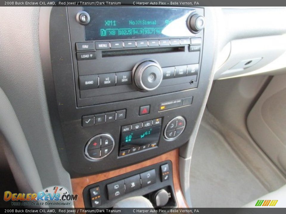 2008 Buick Enclave CXL AWD Red Jewel / Titanium/Dark Titanium Photo #15