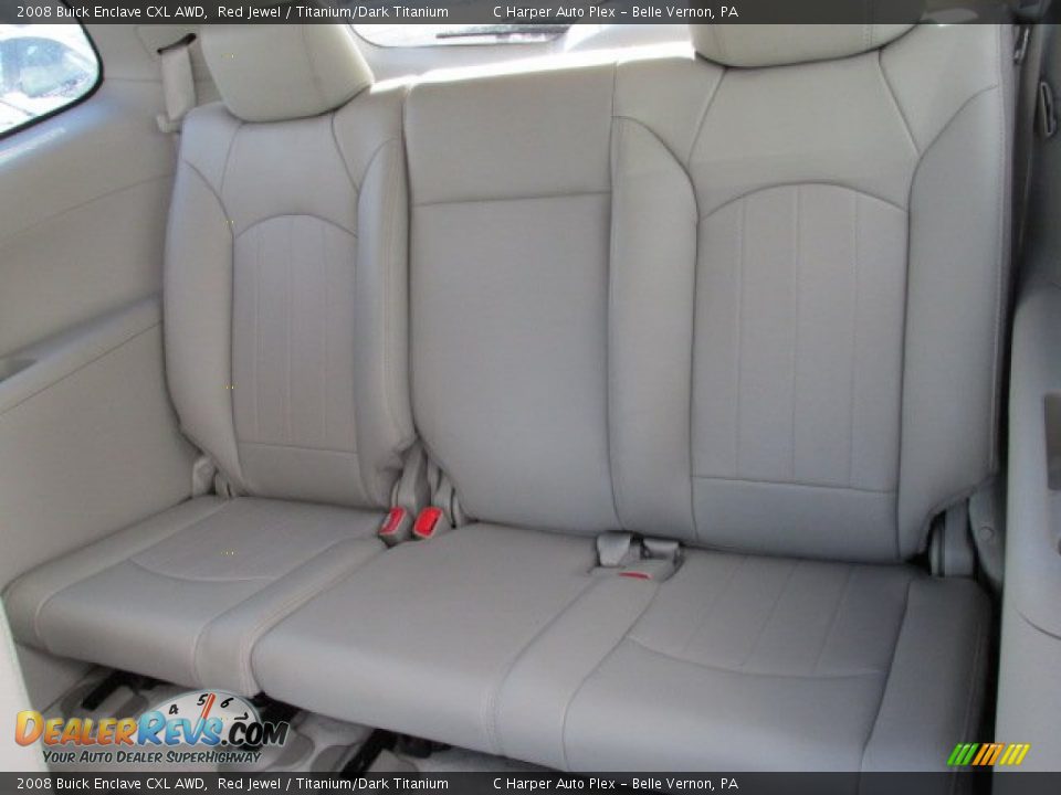 2008 Buick Enclave CXL AWD Red Jewel / Titanium/Dark Titanium Photo #19