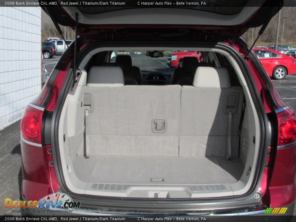 2008 Buick Enclave CXL AWD Red Jewel / Titanium/Dark Titanium Photo #20