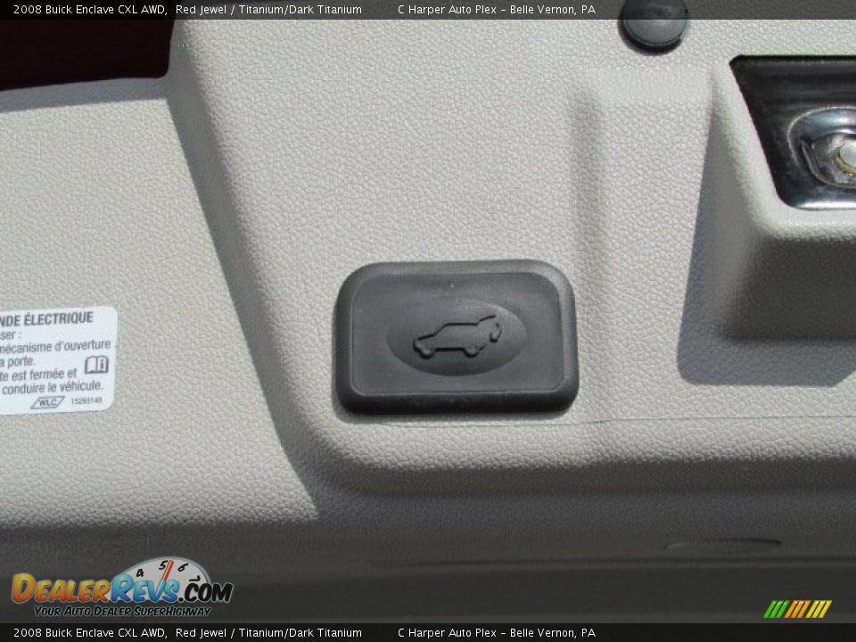 2008 Buick Enclave CXL AWD Red Jewel / Titanium/Dark Titanium Photo #21