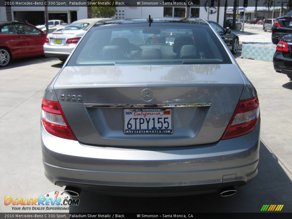 2010 Mercedes-Benz C 300 Sport Palladium Silver Metallic / Black Photo #3