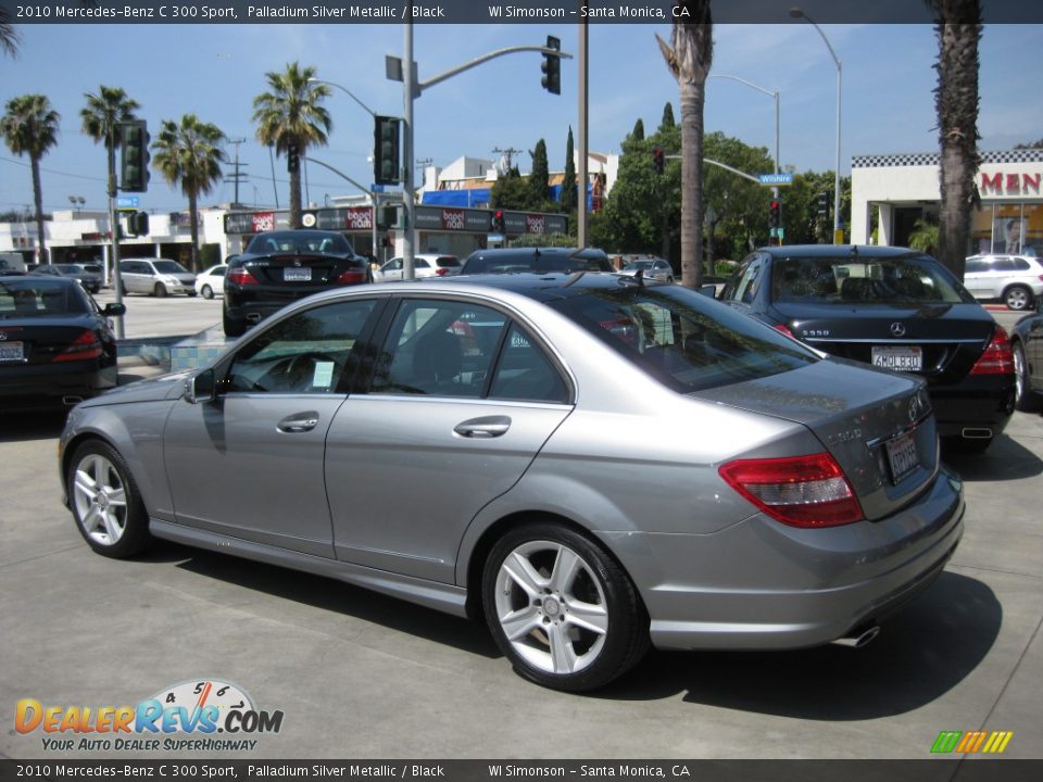 2010 Mercedes-Benz C 300 Sport Palladium Silver Metallic / Black Photo #4