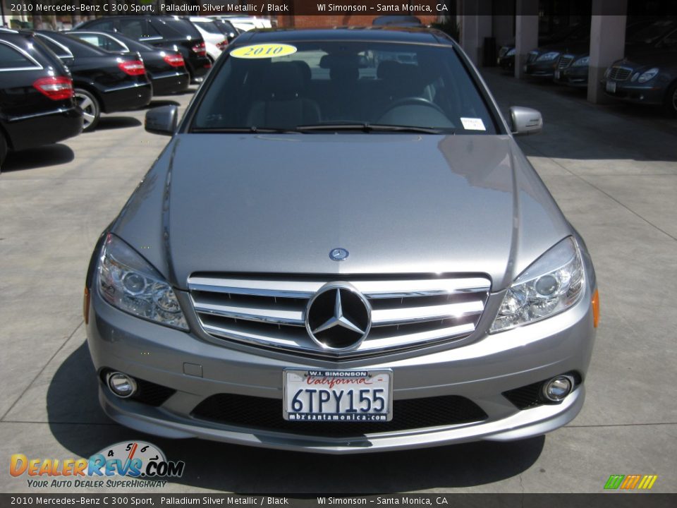 2010 Mercedes-Benz C 300 Sport Palladium Silver Metallic / Black Photo #5