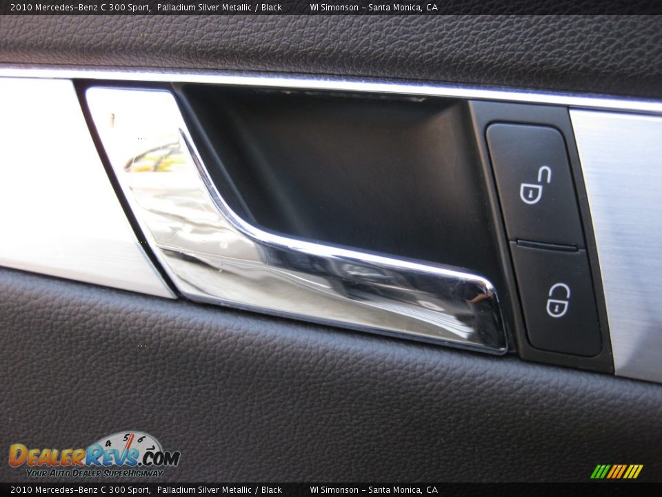 2010 Mercedes-Benz C 300 Sport Palladium Silver Metallic / Black Photo #7