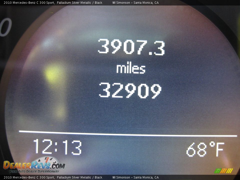 2010 Mercedes-Benz C 300 Sport Palladium Silver Metallic / Black Photo #8