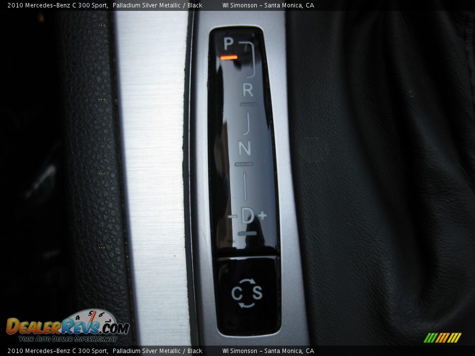 2010 Mercedes-Benz C 300 Sport Palladium Silver Metallic / Black Photo #10