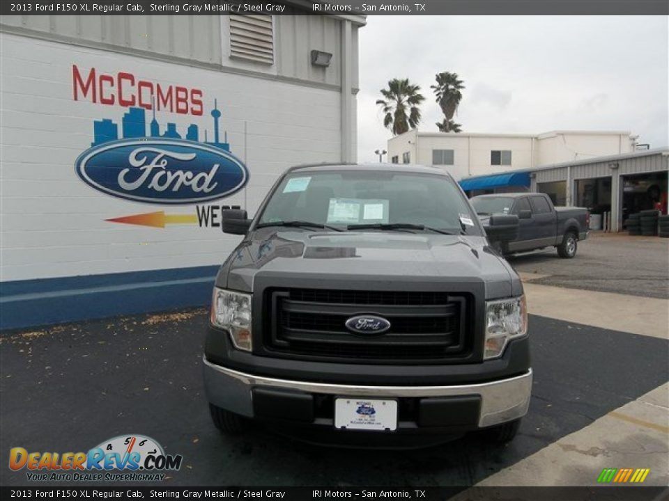 2013 Ford F150 XL Regular Cab Sterling Gray Metallic / Steel Gray Photo #1