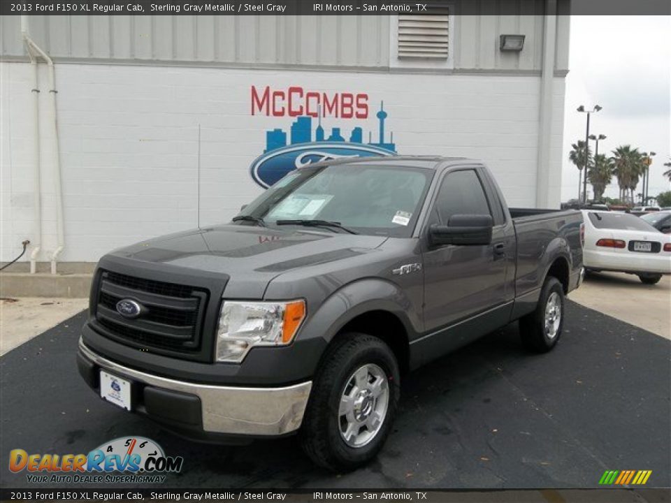 2013 Ford F150 XL Regular Cab Sterling Gray Metallic / Steel Gray Photo #2