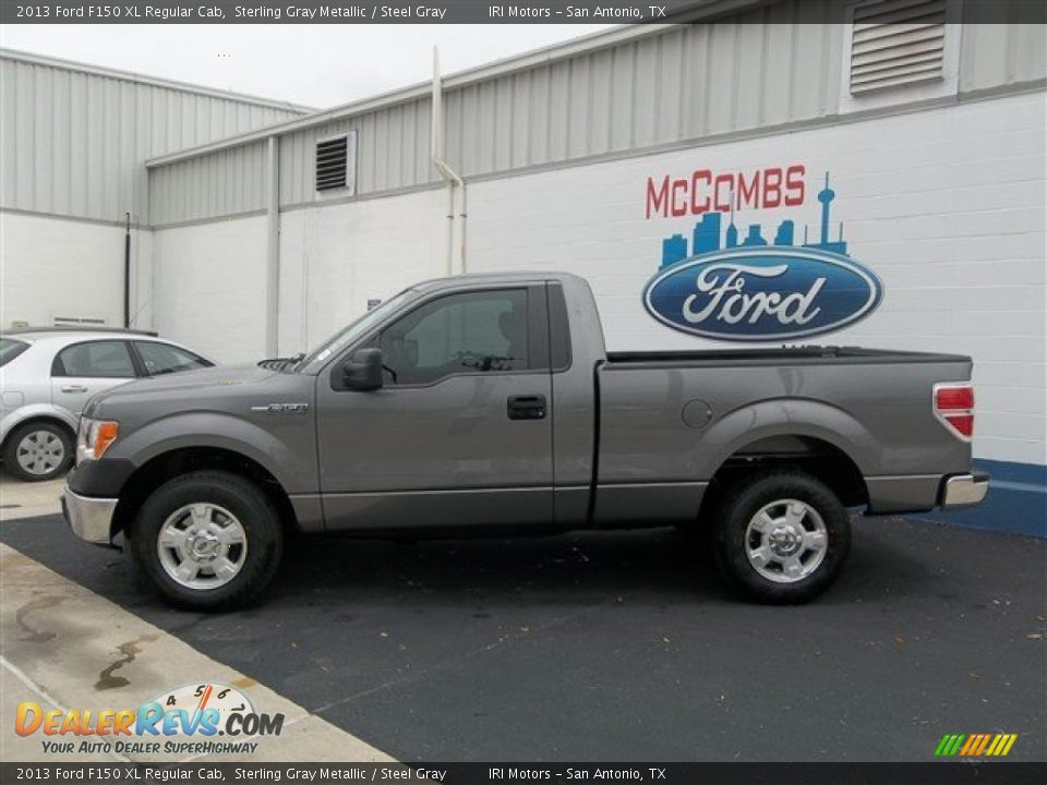 2013 Ford F150 XL Regular Cab Sterling Gray Metallic / Steel Gray Photo #3