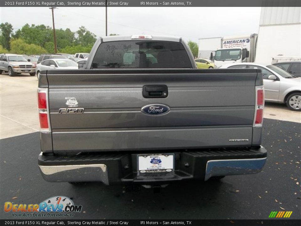 2013 Ford F150 XL Regular Cab Sterling Gray Metallic / Steel Gray Photo #4