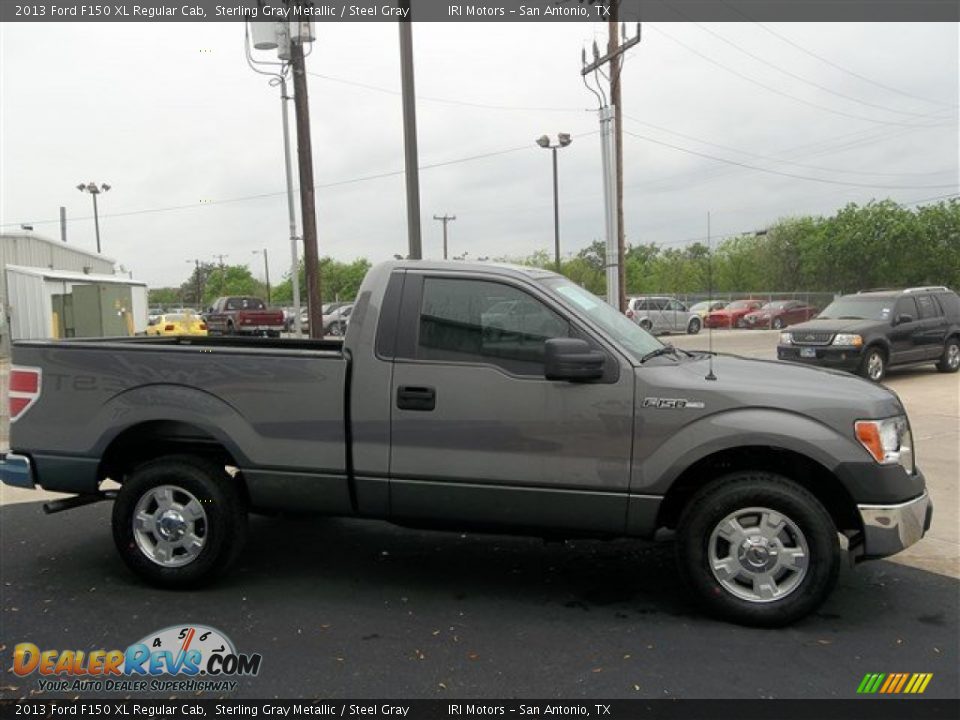 2013 Ford F150 XL Regular Cab Sterling Gray Metallic / Steel Gray Photo #10