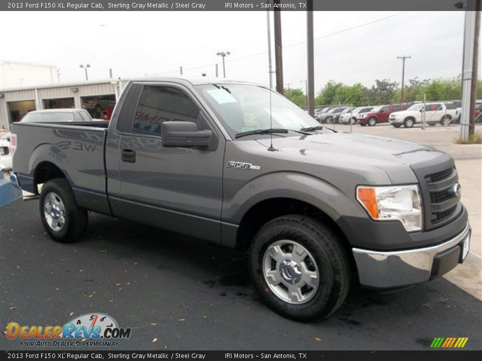 2013 Ford F150 XL Regular Cab Sterling Gray Metallic / Steel Gray Photo #11