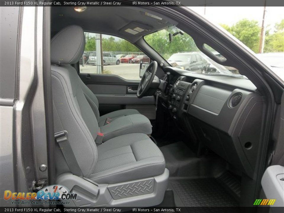 2013 Ford F150 XL Regular Cab Sterling Gray Metallic / Steel Gray Photo #12