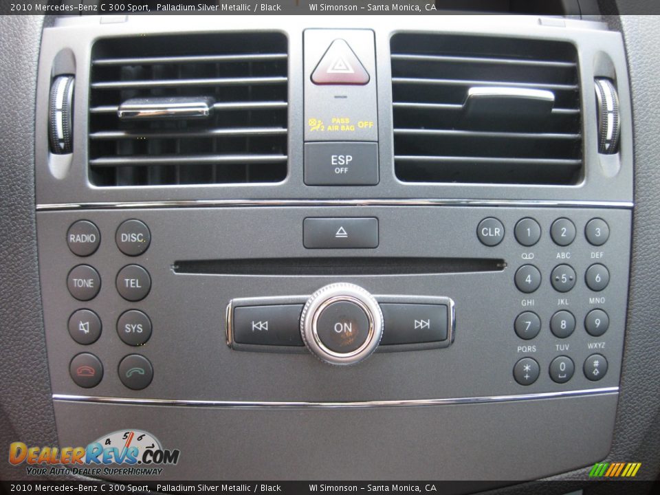 2010 Mercedes-Benz C 300 Sport Palladium Silver Metallic / Black Photo #12