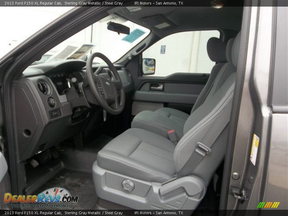 2013 Ford F150 XL Regular Cab Sterling Gray Metallic / Steel Gray Photo #13