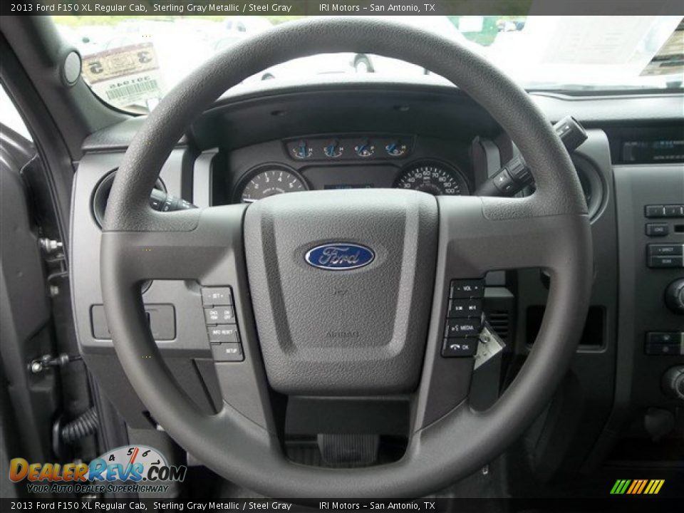 2013 Ford F150 XL Regular Cab Sterling Gray Metallic / Steel Gray Photo #15