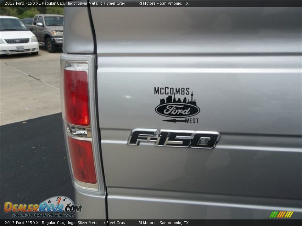2013 Ford F150 XL Regular Cab Ingot Silver Metallic / Steel Gray Photo #5