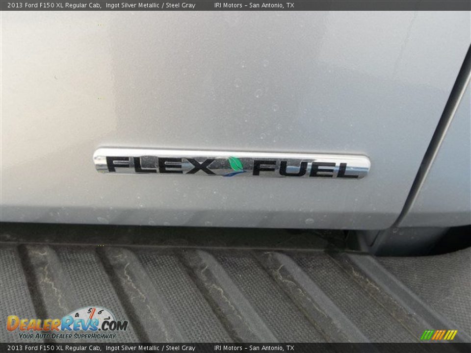 2013 Ford F150 XL Regular Cab Ingot Silver Metallic / Steel Gray Photo #7