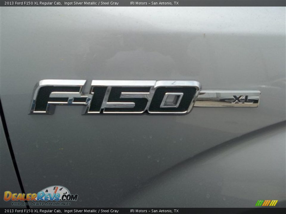 2013 Ford F150 XL Regular Cab Ingot Silver Metallic / Steel Gray Photo #10