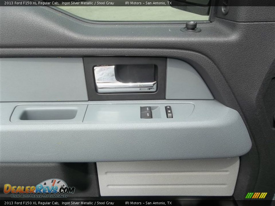 2013 Ford F150 XL Regular Cab Ingot Silver Metallic / Steel Gray Photo #15