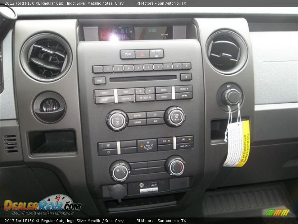 2013 Ford F150 XL Regular Cab Ingot Silver Metallic / Steel Gray Photo #18