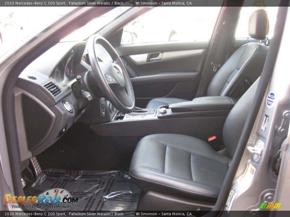2010 Mercedes-Benz C 300 Sport Palladium Silver Metallic / Black Photo #17