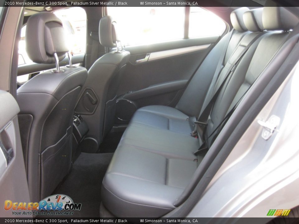 2010 Mercedes-Benz C 300 Sport Palladium Silver Metallic / Black Photo #18