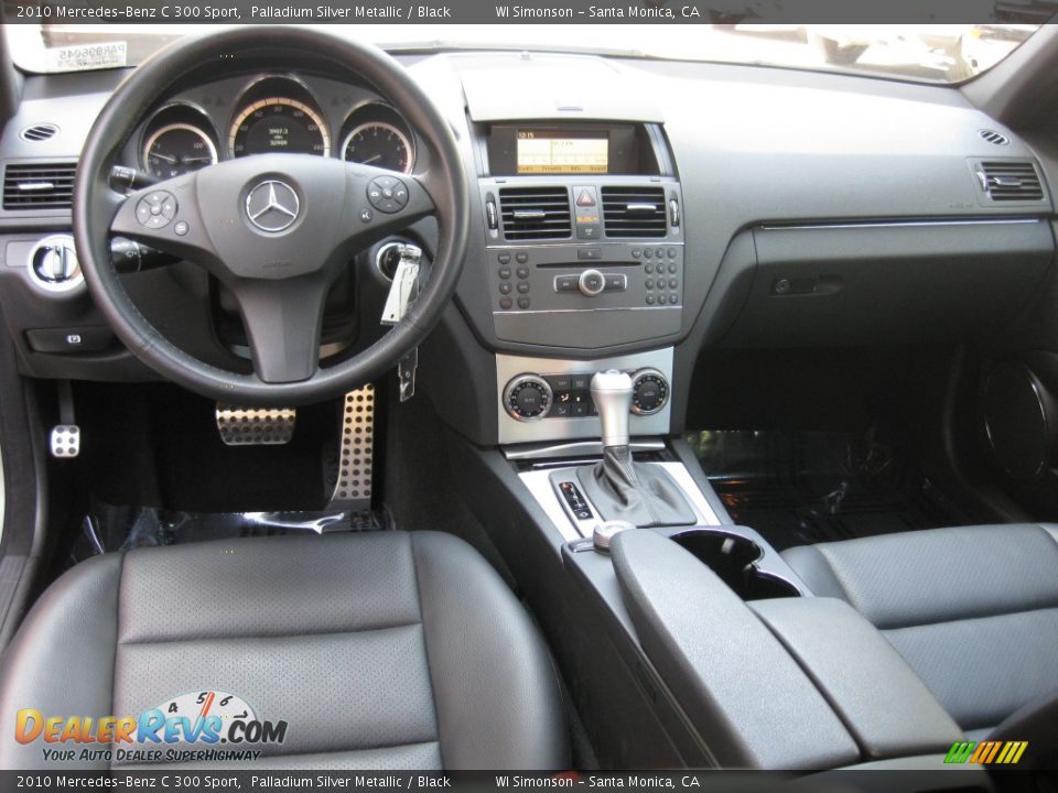 2010 Mercedes-Benz C 300 Sport Palladium Silver Metallic / Black Photo #19