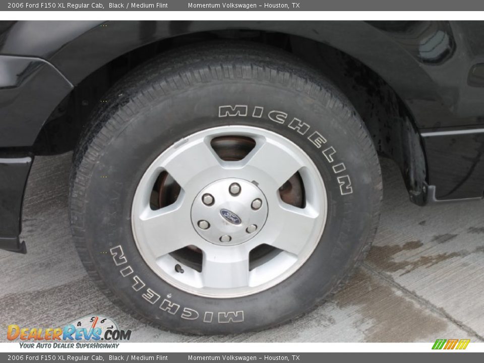 2006 Ford F150 XL Regular Cab Black / Medium Flint Photo #4