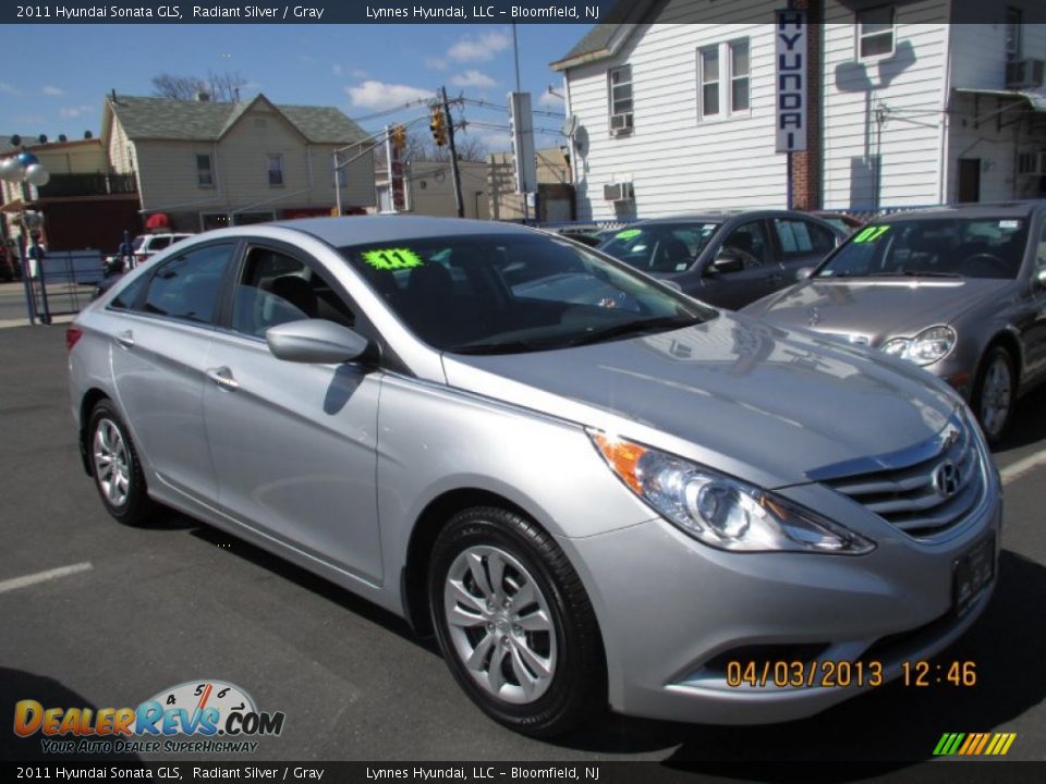 2011 Hyundai Sonata GLS Radiant Silver / Gray Photo #3