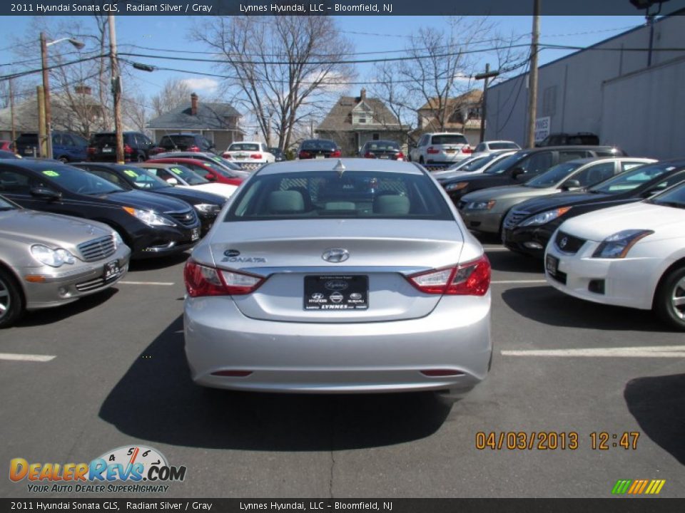 2011 Hyundai Sonata GLS Radiant Silver / Gray Photo #4