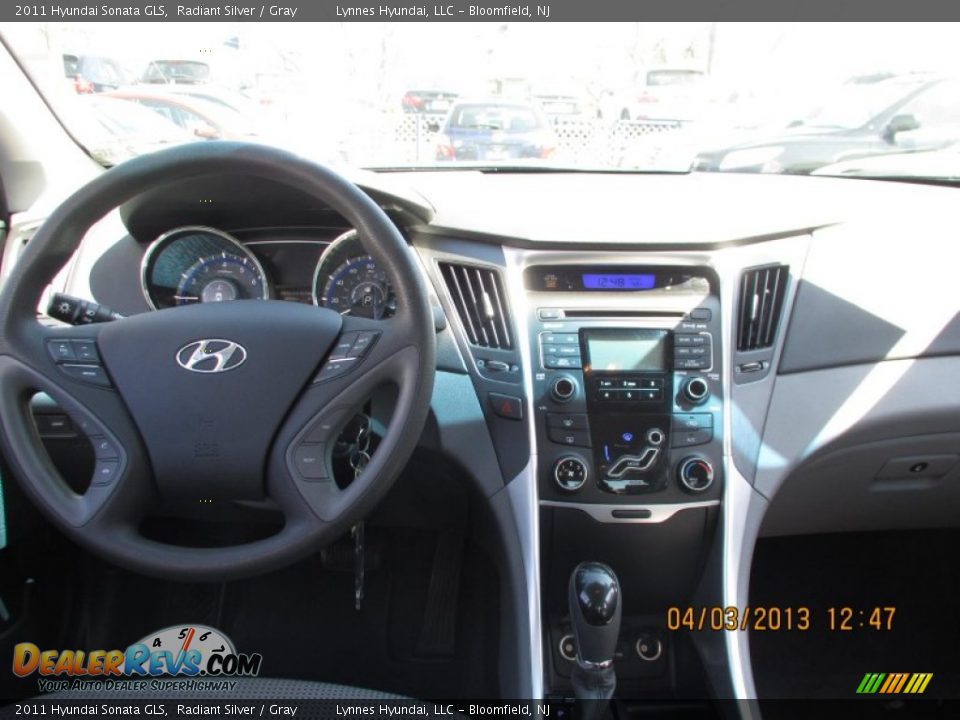 2011 Hyundai Sonata GLS Radiant Silver / Gray Photo #9