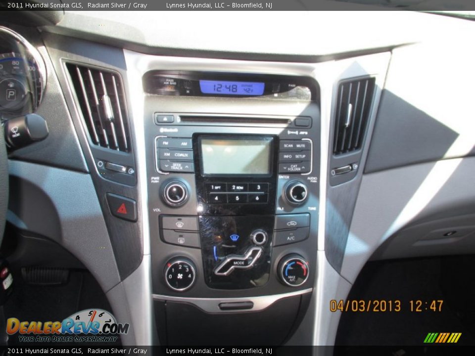 2011 Hyundai Sonata GLS Radiant Silver / Gray Photo #11