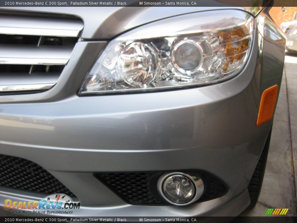 2010 Mercedes-Benz C 300 Sport Palladium Silver Metallic / Black Photo #24