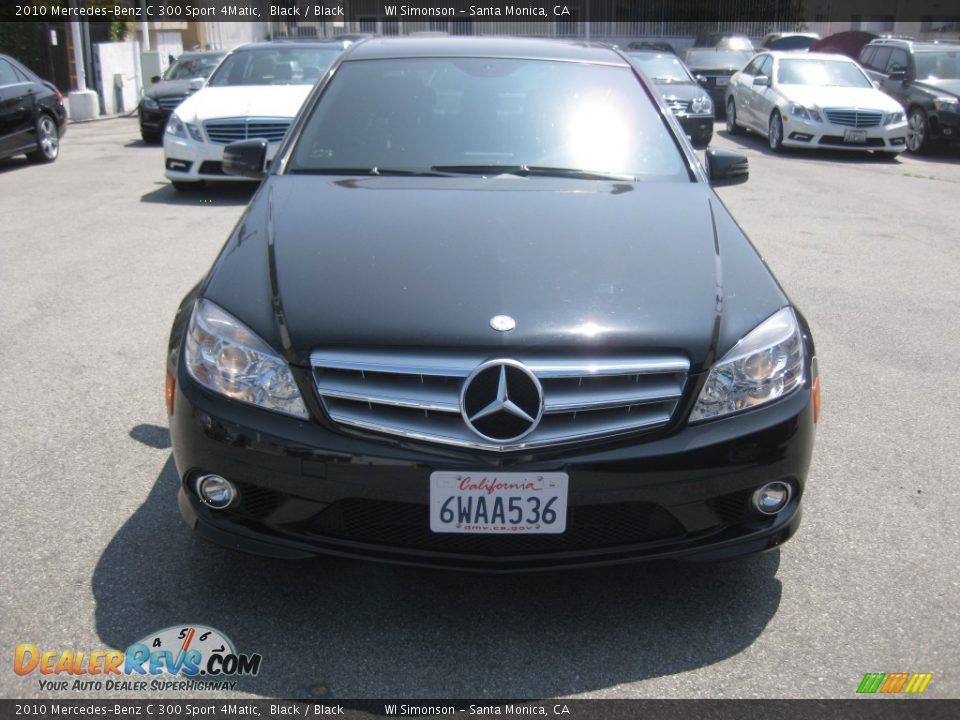2010 Mercedes-Benz C 300 Sport 4Matic Black / Black Photo #2
