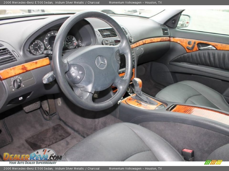 2006 Mercedes-Benz E 500 Sedan Iridium Silver Metallic / Charcoal Photo #13