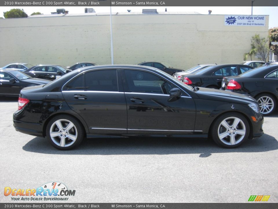 2010 Mercedes-Benz C 300 Sport 4Matic Black / Black Photo #3