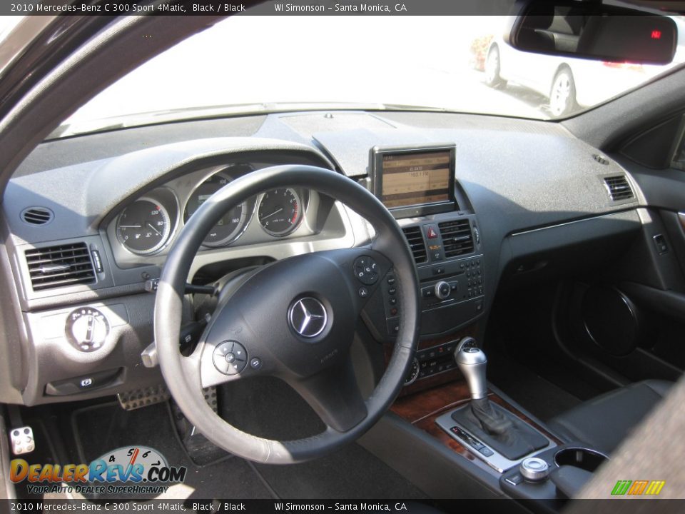 2010 Mercedes-Benz C 300 Sport 4Matic Black / Black Photo #5