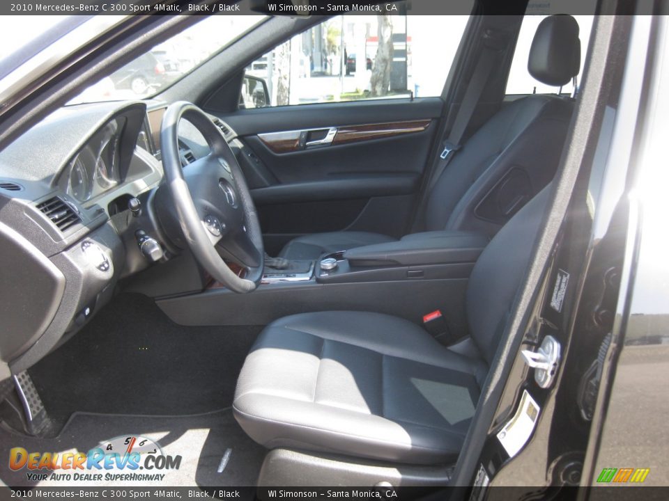 2010 Mercedes-Benz C 300 Sport 4Matic Black / Black Photo #6
