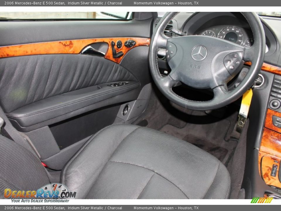 2006 Mercedes-Benz E 500 Sedan Iridium Silver Metallic / Charcoal Photo #35