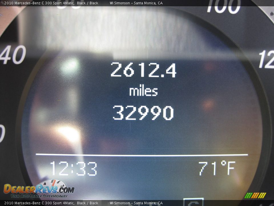 2010 Mercedes-Benz C 300 Sport 4Matic Black / Black Photo #8
