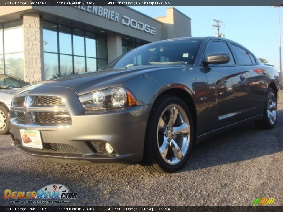 2012 Dodge Charger R/T Tungsten Metallic / Black Photo #1
