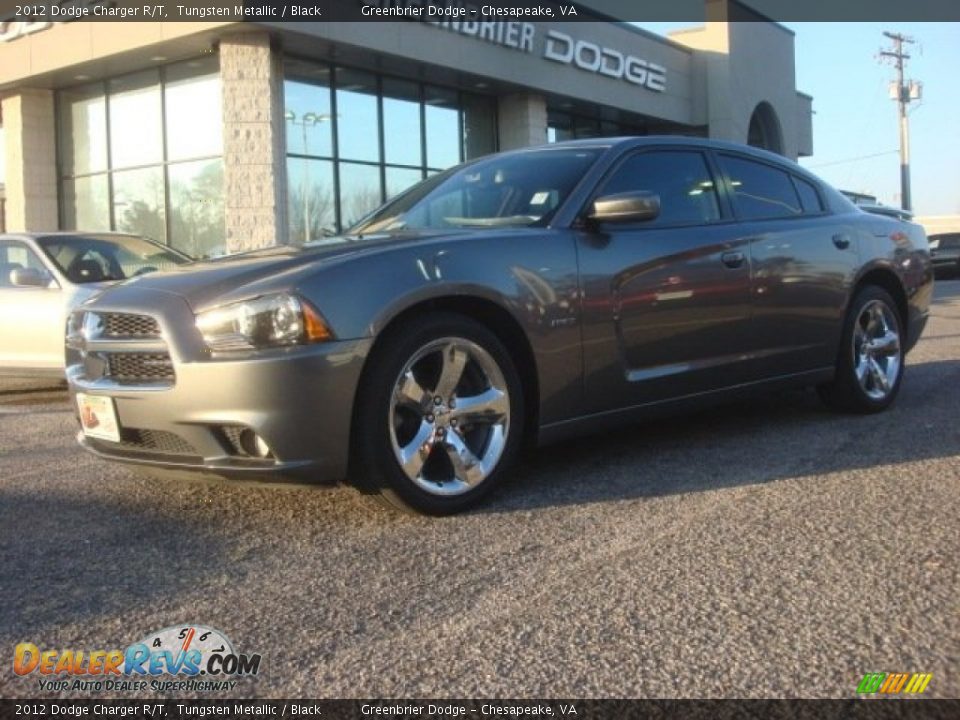 2012 Dodge Charger R/T Tungsten Metallic / Black Photo #2